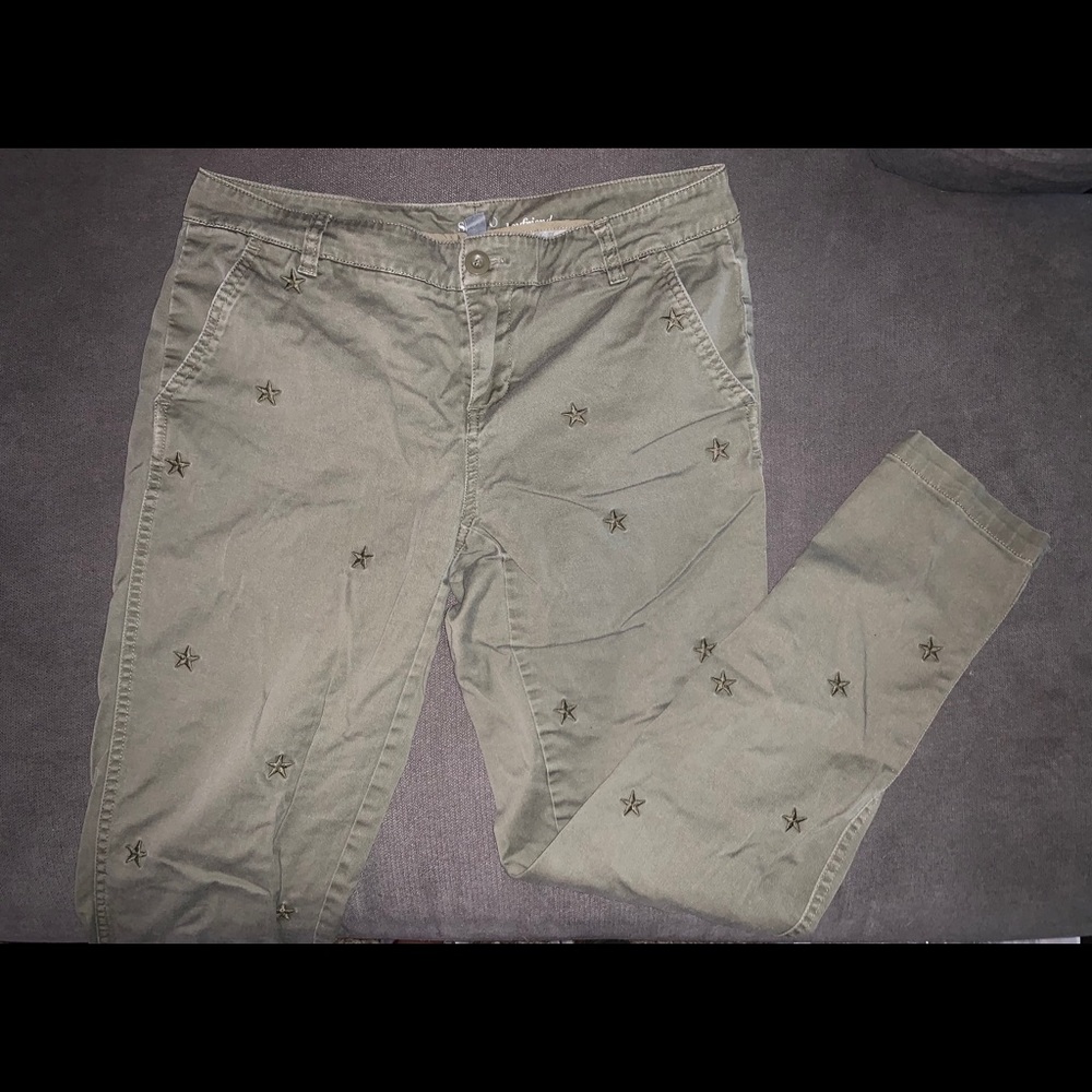 NY&co star print jeans